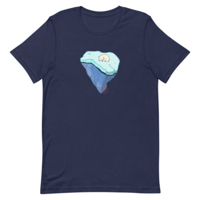 Global Warming - T-Shirt - navy - Newsontshirt