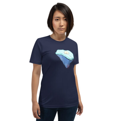 Global Warming - T-Shirt - navy - women1 - Newsontshirt