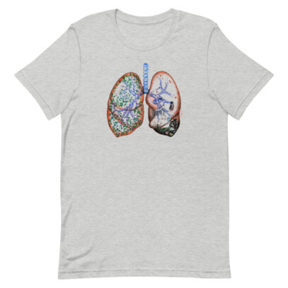 Pollution and Health - T-Shirt - athletic heather - Newsontshirt