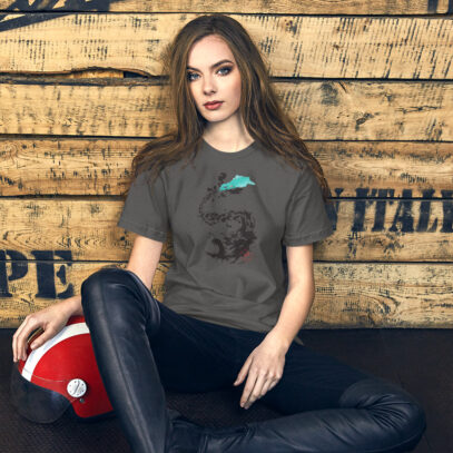 OilSpill - T-Shirt - asphalt - women1 - Newsontshirt