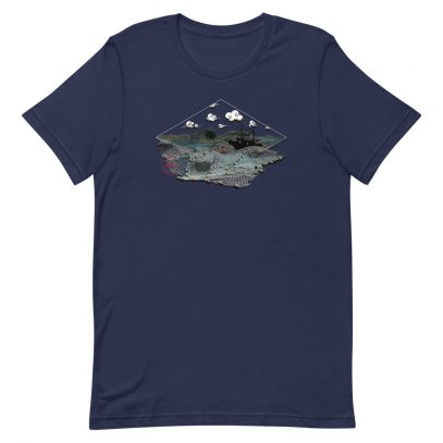 Ghost Nets - T-Shirt -Navy - Newsontshirt