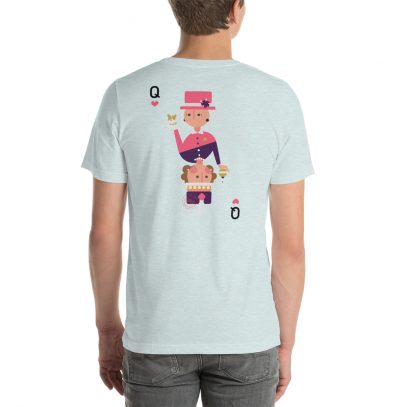 Queen of the Queens - Back T-Shirt - Ice Blu