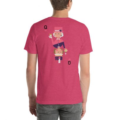 Queen of the Queens - Back T-Shirt - raspberry
