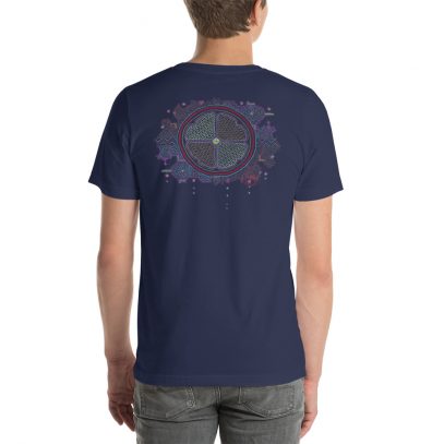 Ayahuasca - Back T-Shirt - navy -