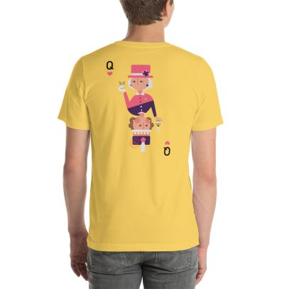Queen of the Queens - Back T-Shirt - yellow