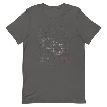 Polygon-Cryptocurrency - T-Shirt -Asphalt-