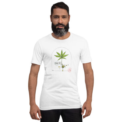 Hemp saves bees’ life T-Shirt - white -Newsontshirt