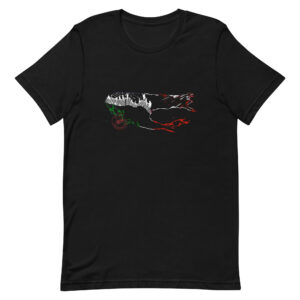 Mexico/USA border Wall T-Shirt - black - Newsontshirt