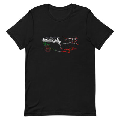 Mexico/USA border Wall T-Shirt - black - Newsontshirt