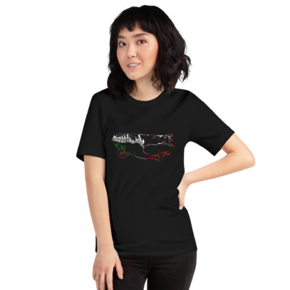 Mexico/USA border Wall T-Shirt - black - Newsontshirt