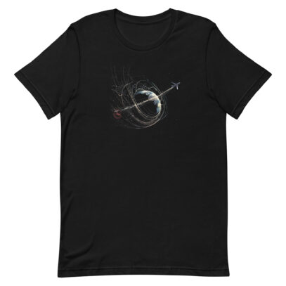 Civil Aviation Day T-Shirt -black-Newsontshirt