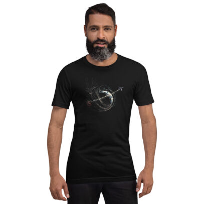 Civil Aviation Day T-Shirt -black-Newsontshirt