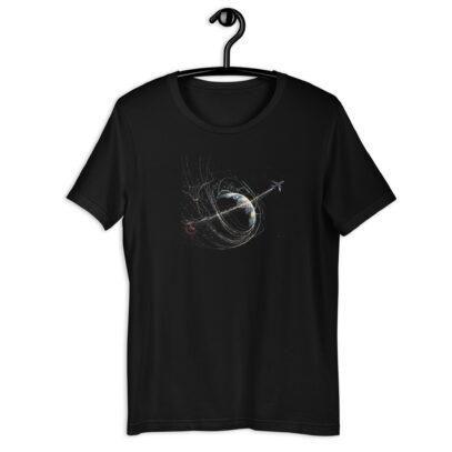 Civil Aviation Day T-Shirt -black-Newsontshirt