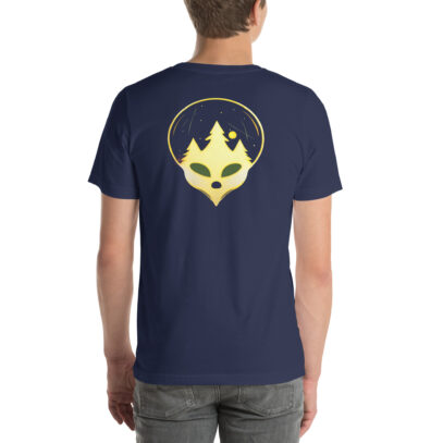 Forest ELF T-Shirt -Back-navy-Newsontshirt