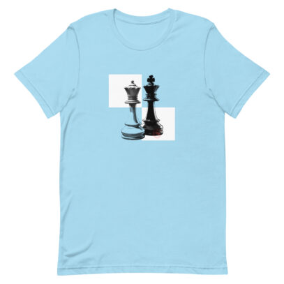 Chess Day T-Shirt -ocean-blue-Newsontshirt