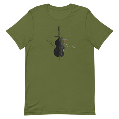 Jazz Day T-Shirt -Olive-Newsontshirt